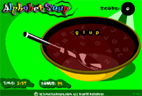 Click para jugar a Alphabet Soup